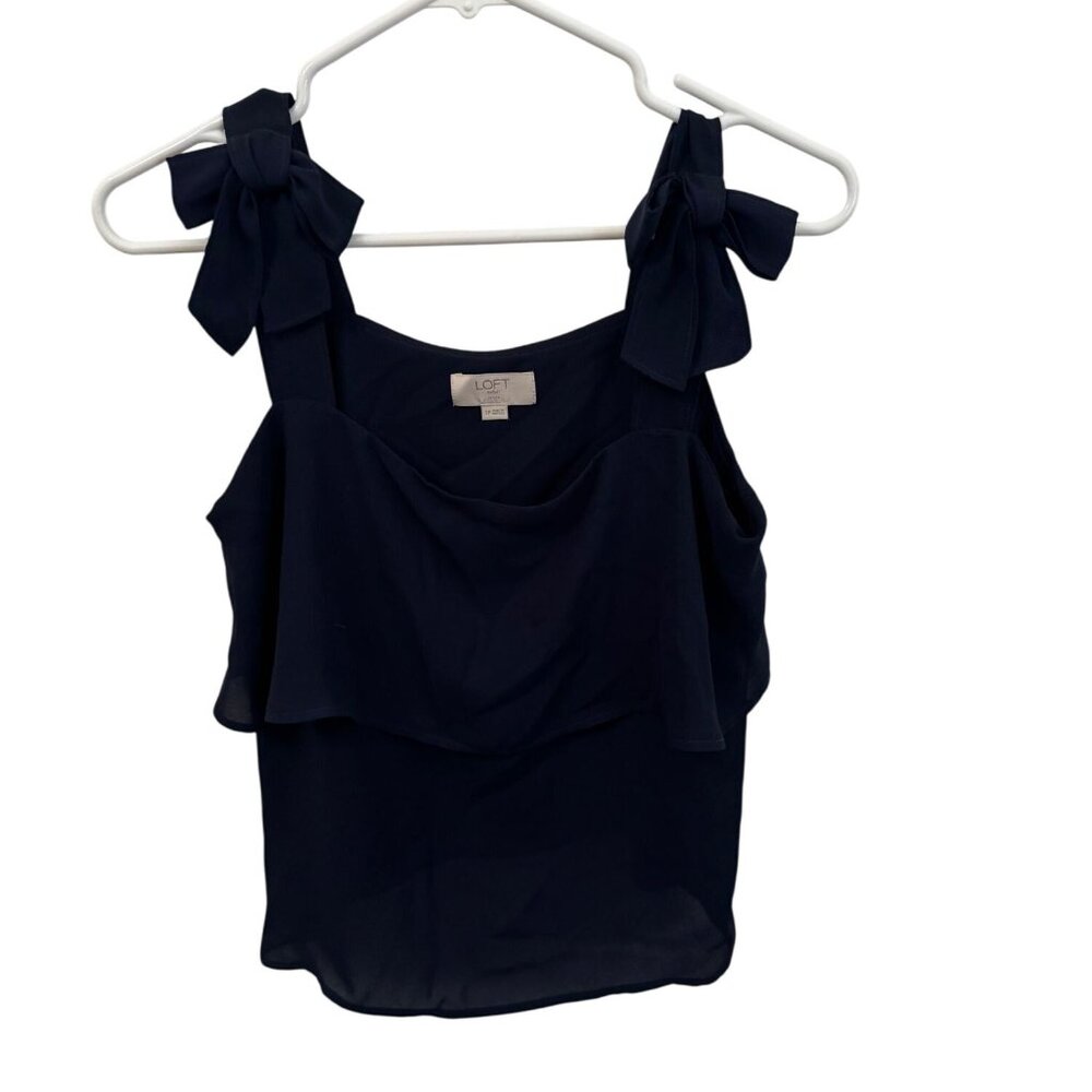 Loft women's navy cute top size small P